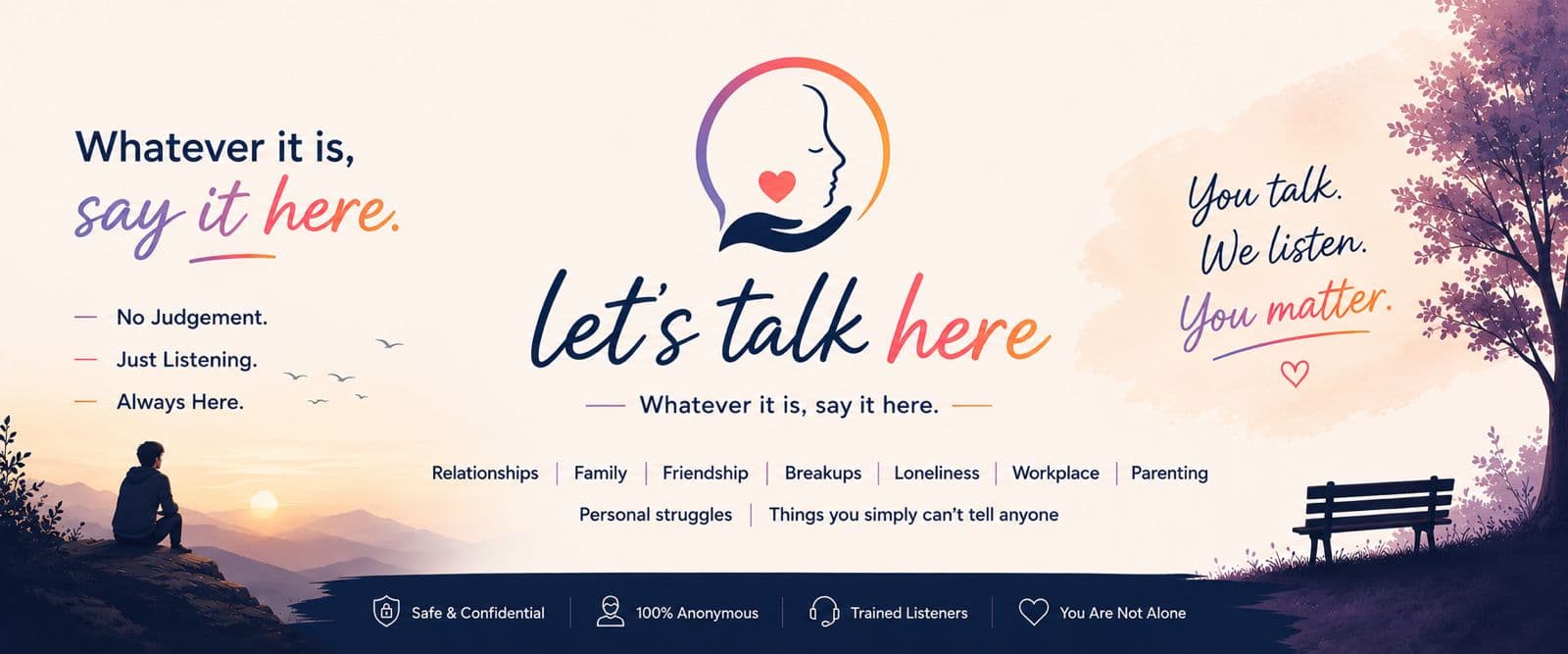 Let's Talk Here — Whatever it is, say it here
